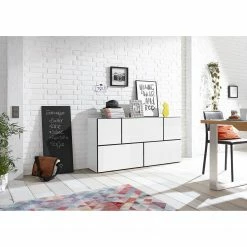 Now! by hülsta Rangement mural hülsta now to go II - Blanc pur laqué / Blanc neige - 39 x 38 cm -loftscape Boutique 1000127817 180924 10035759 MOOD GALLERYIMAGES P000000001000127817 mood