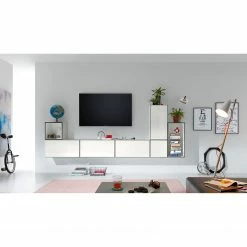 Now! by hülsta Rangement mural hülsta now to go II - Blanc pur laqué / Blanc neige - 39 x 38 cm -loftscape Boutique 1000127817 180924 10035860 MOOD GALLERYIMAGES P000000001000127817 mood