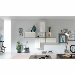 Now! by hülsta Rangement mural hülsta now to go II - Blanc pur laqué / Blanc neige - 39 x 38 cm -loftscape Boutique 1000127817 180924 10035861 MOOD GALLERYIMAGES P000000001000127817 mood