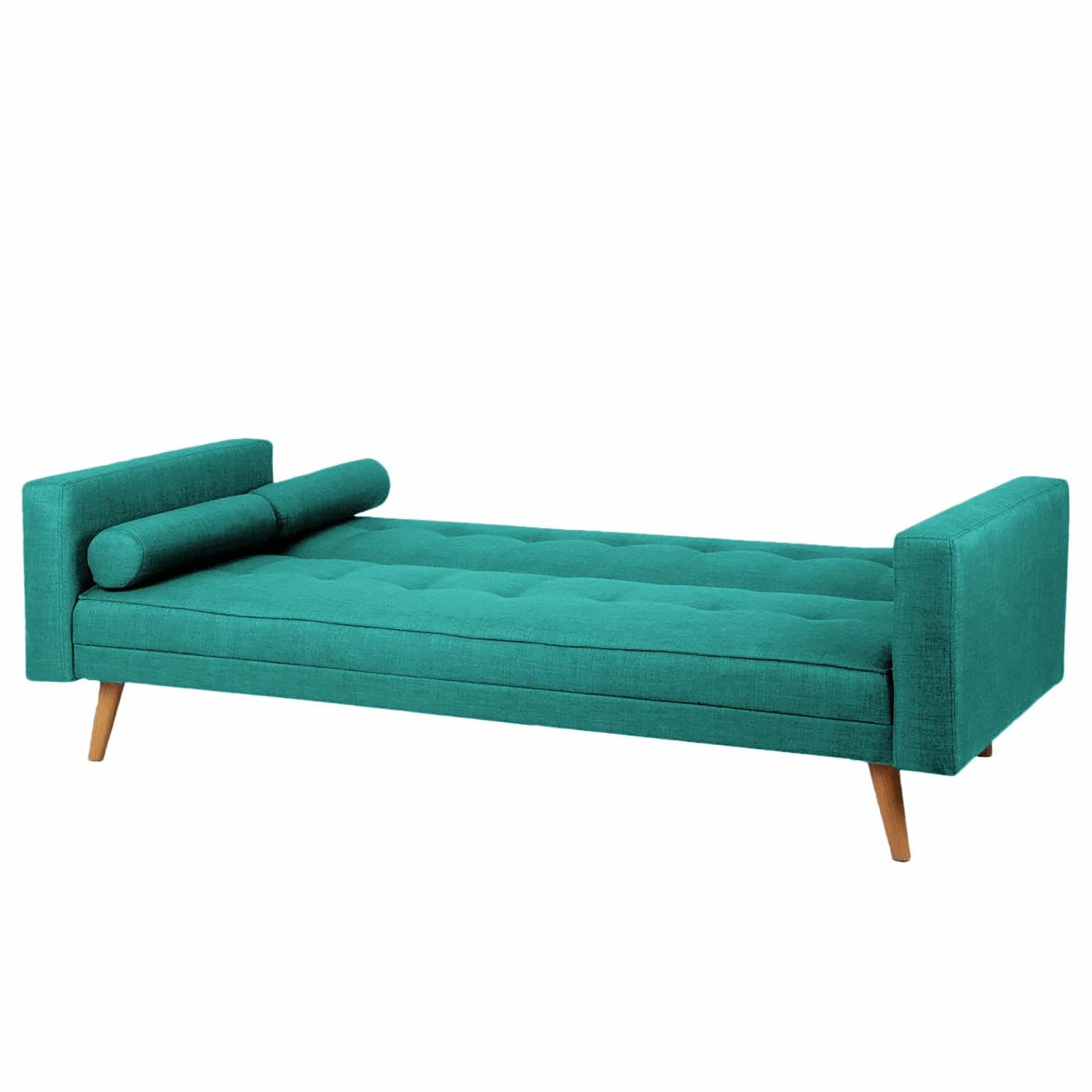 Mørteens Canapé convertible Folldal - Tissu - Bleu pétrole 6 Mørteens Canapé convertible Folldal - Tissu - Bleu pétrole – Image 4