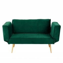 Jack & Alice Canapé convertible Behram II - Velours - Vert foncé 17 Jack & Alice Canapé convertible Behram II - Velours - Vert foncé -loftscape Boutique 1000127857 190110 15522200111 GALLERYIMAGES P000000001000127857