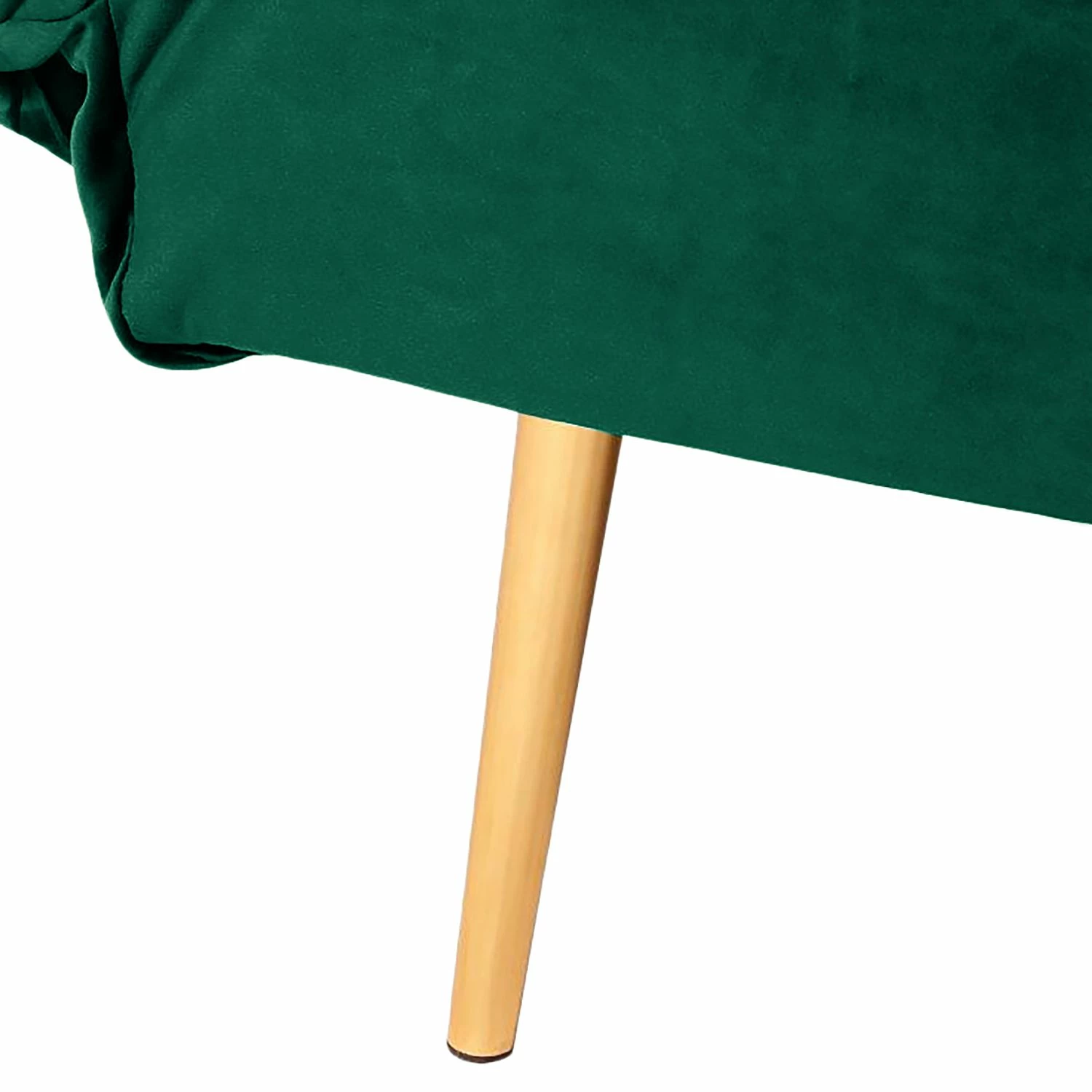 Jack & Alice Canapé convertible Behram II - Velours - Vert foncé 12 Jack & Alice Canapé convertible Behram II - Velours - Vert foncé – Image 10