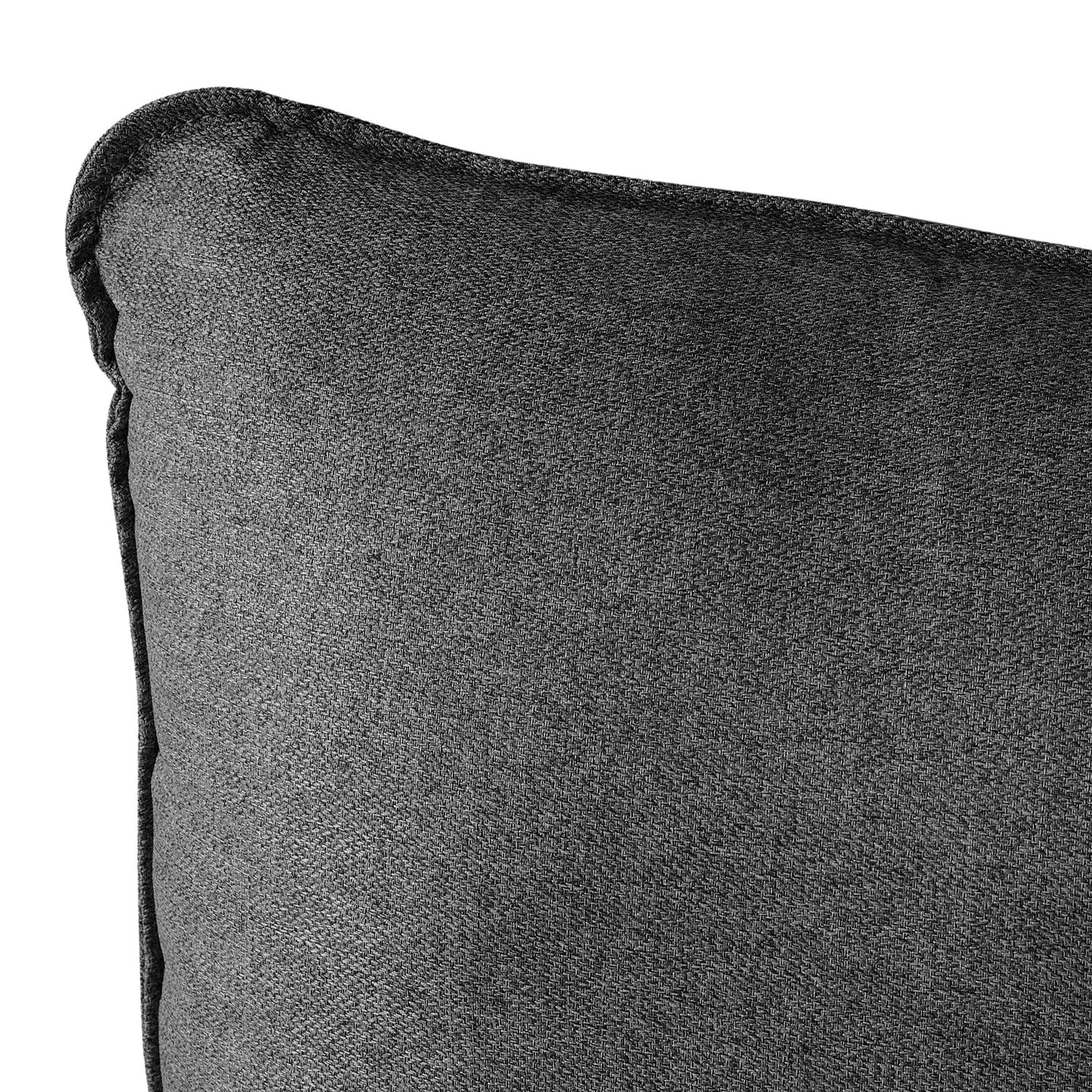 Fredriks Repose-pieds avec coussin Lavara - Tissu - Gris foncé 14 Fredriks Repose-pieds avec coussin Lavara - Tissu - Gris foncé – Image 12