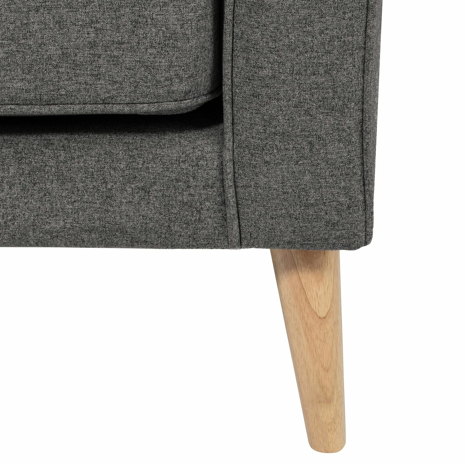 Mørteens Canapé Larisa (3 places) - Tissu - Gris foncé 11 Mørteens Canapé Larisa (3 places) - Tissu - Gris foncé – Image 9