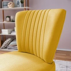 Mørteens Fauteuil Volos - Tissage à plat - Jaune -loftscape Boutique 1000127981 200513 12345600015 DETAILS P000000001000127981