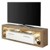 Trendteam Meuble TV Rock - Blanc brillant / Imitation chêne de Wotan - Largeur : 150 cm -loftscape Boutique 1000128150 180905 10043630 IMAGE P000000001000128150