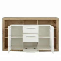 Trendteam Buffet Rock I - Blanc brillant / Imitation chêne de Wotan -loftscape Boutique 1000128164 180905 10043955 GALLERYIMAGES P000000001000128164