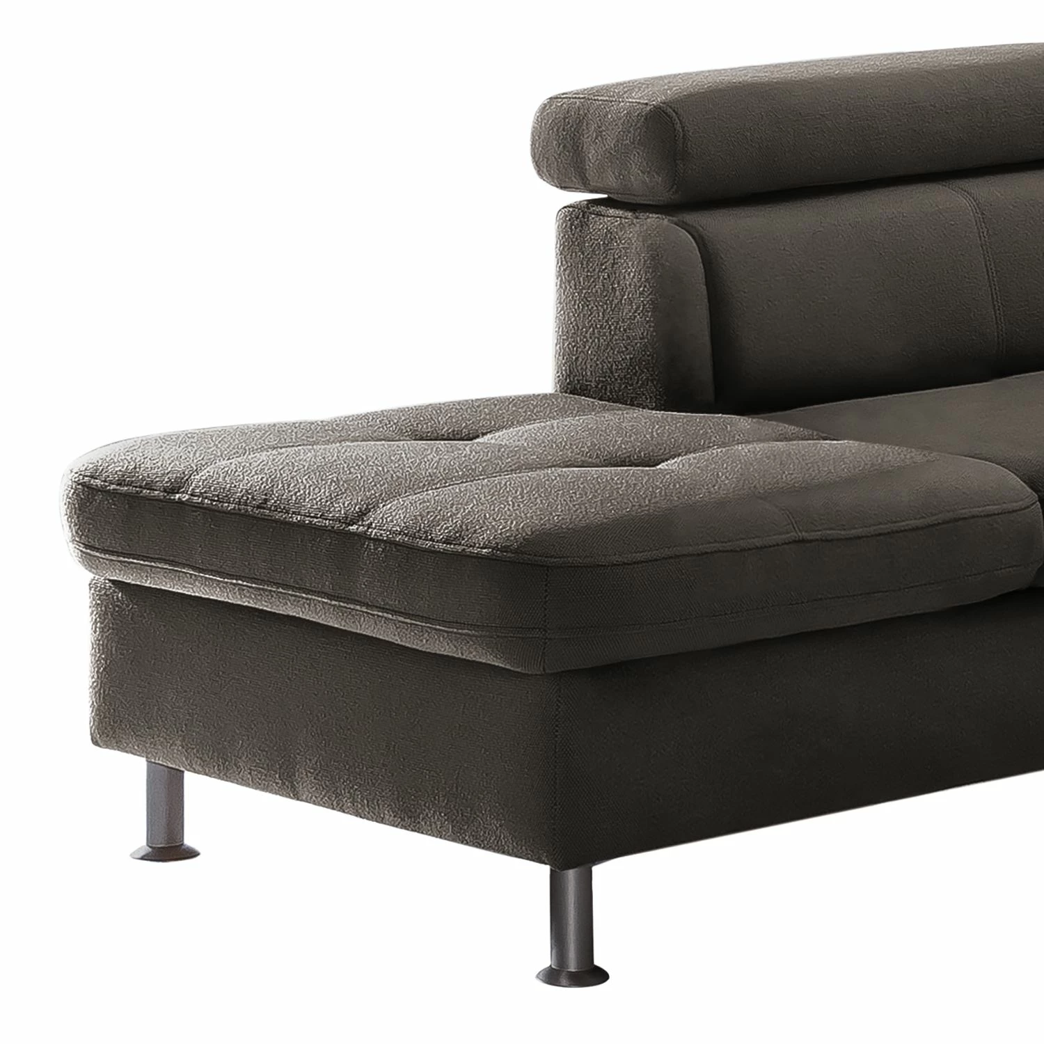 Loftscape Canapé panoramique Rivas - Marron - Méridienne courte à droite / longue à gauche (vue de face) - Sans fonction couchage 7 Loftscape Canapé panoramique Rivas - Marron - Méridienne courte à droite / longue à gauche (vue de face) - Sans fonction couchage – Image 5