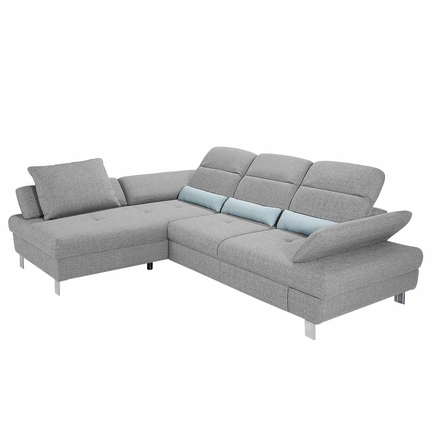 Loftscape Canapé d'angle Granada - Gris clair - Méridienne courte à gauche (vue de face) 12 Loftscape Canapé d'angle Granada - Gris clair - Méridienne courte à gauche (vue de face) – Image 10