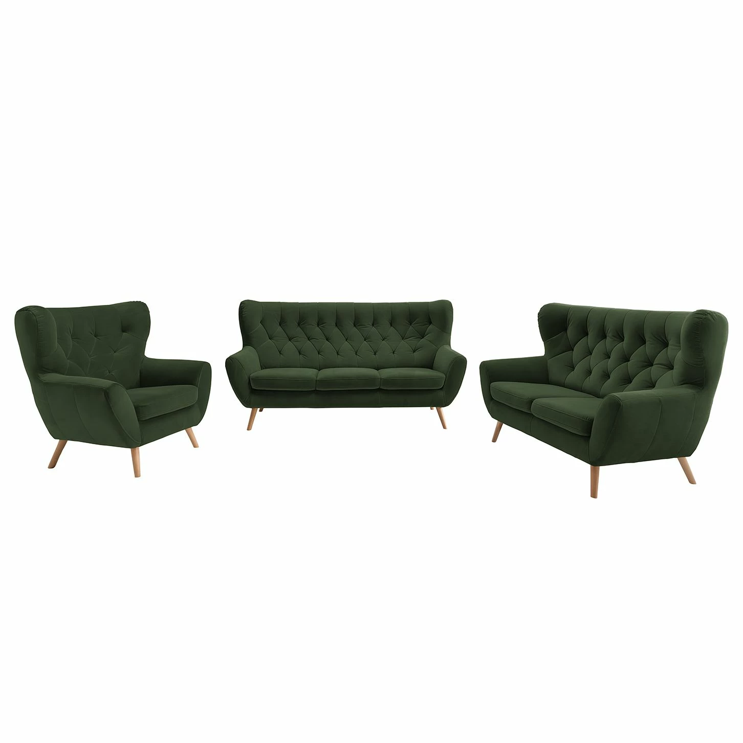 Norrwood Ensemble Celaya (3 éléments) - Vert foncé 3 Norrwood Ensemble Celaya (3 éléments) - Vert foncé