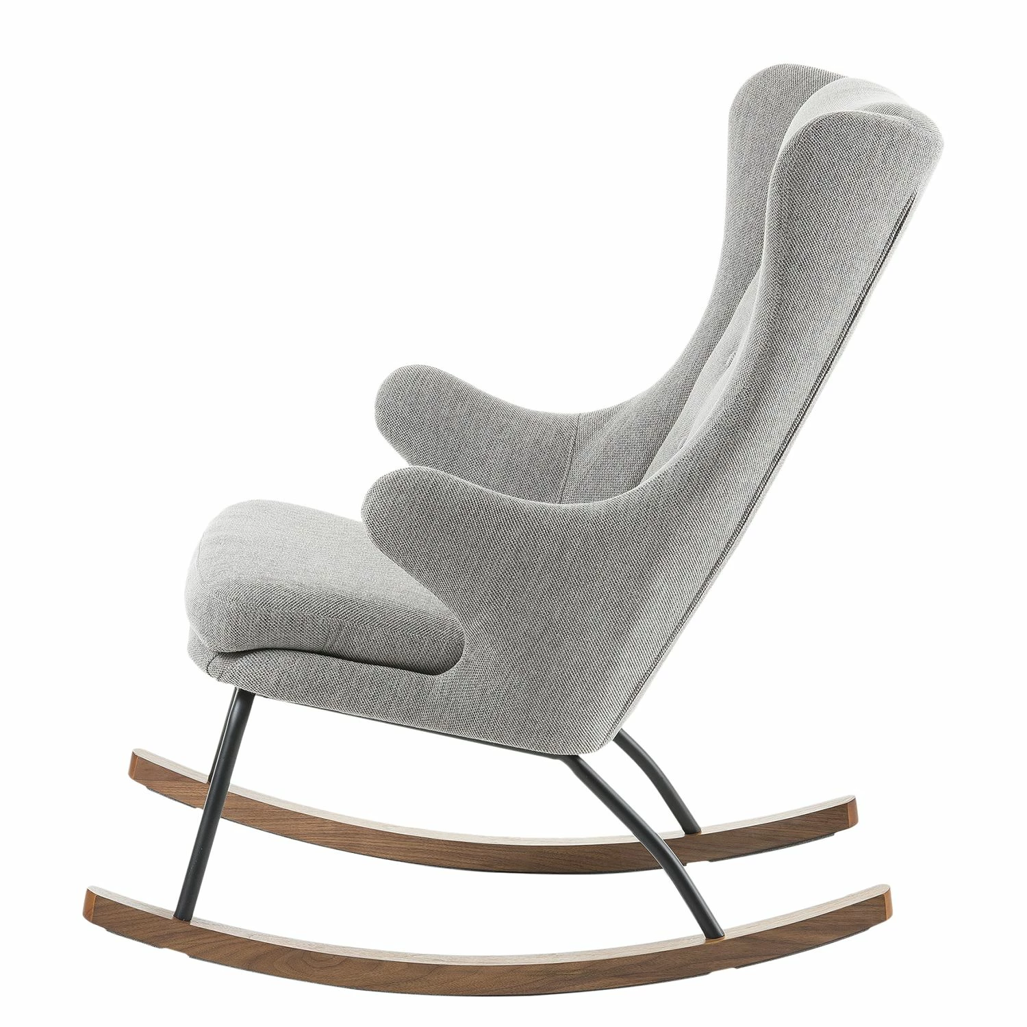 Norrwood Rocking chair Meryl - Gris chiné 4 Norrwood Rocking chair Meryl - Gris chiné – Image 2