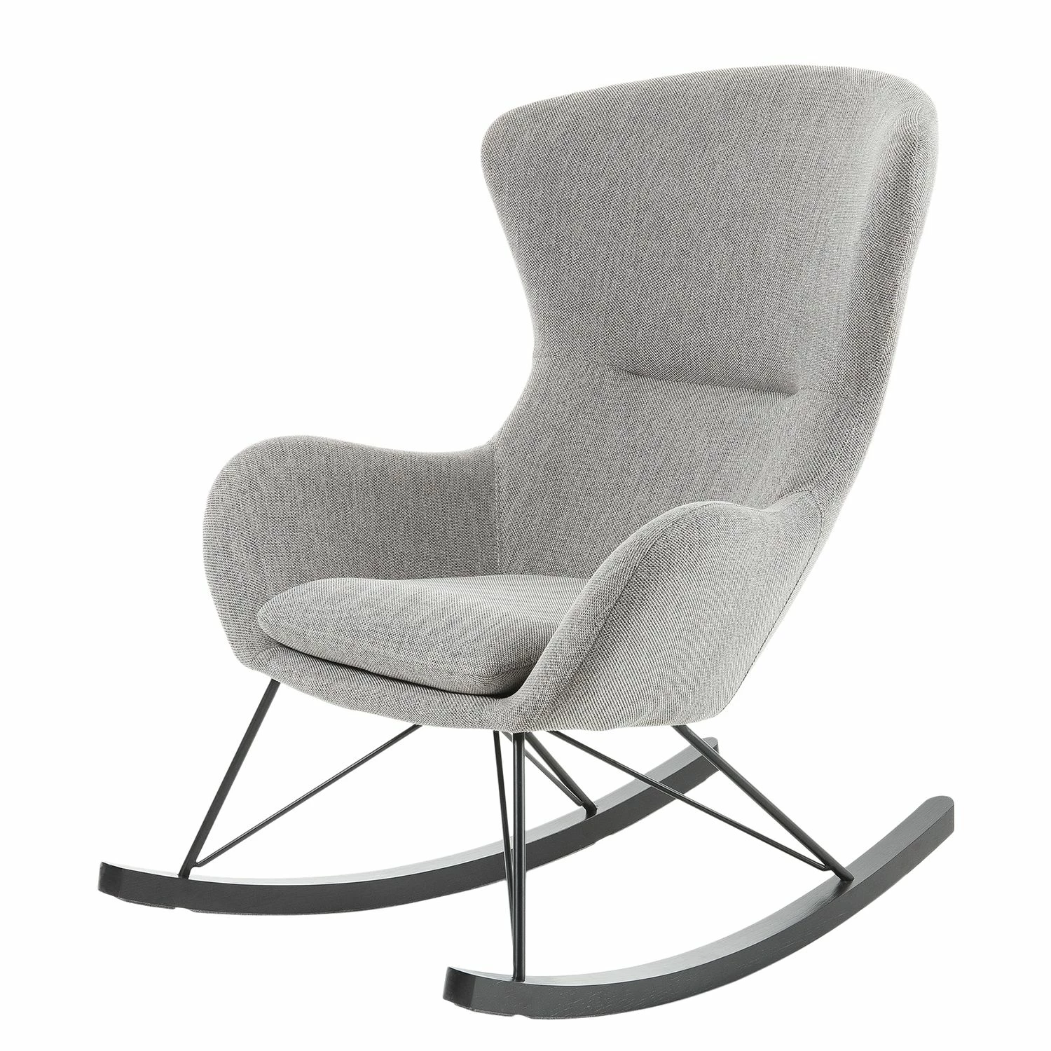 Norrwood Rocking chair Vania - Gris clair 3 Norrwood Rocking chair Vania - Gris clair