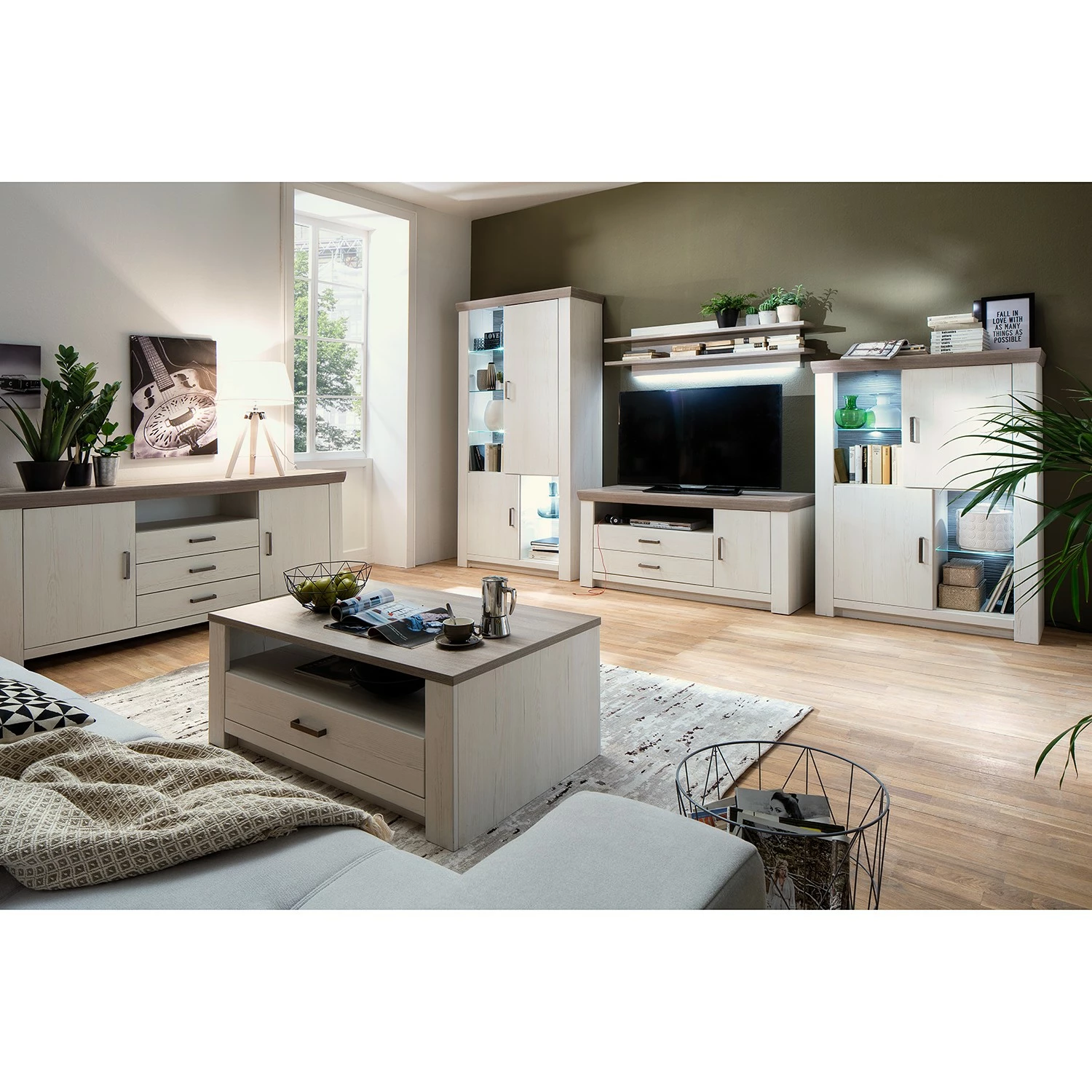 Ridgevalley Table basse Pontile - Imitation pin Aurélio / Imitation chêne Nelson 6 Ridgevalley Table basse Pontile - Imitation pin Aurélio / Imitation chêne Nelson – Image 4