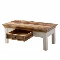 Maison Belfort Table basse Newhaven - Manguier massif - Manguier / Blanc -loftscape Boutique 1000128950 190311 11124100005 GALLERYIMAGES P000000001000128950