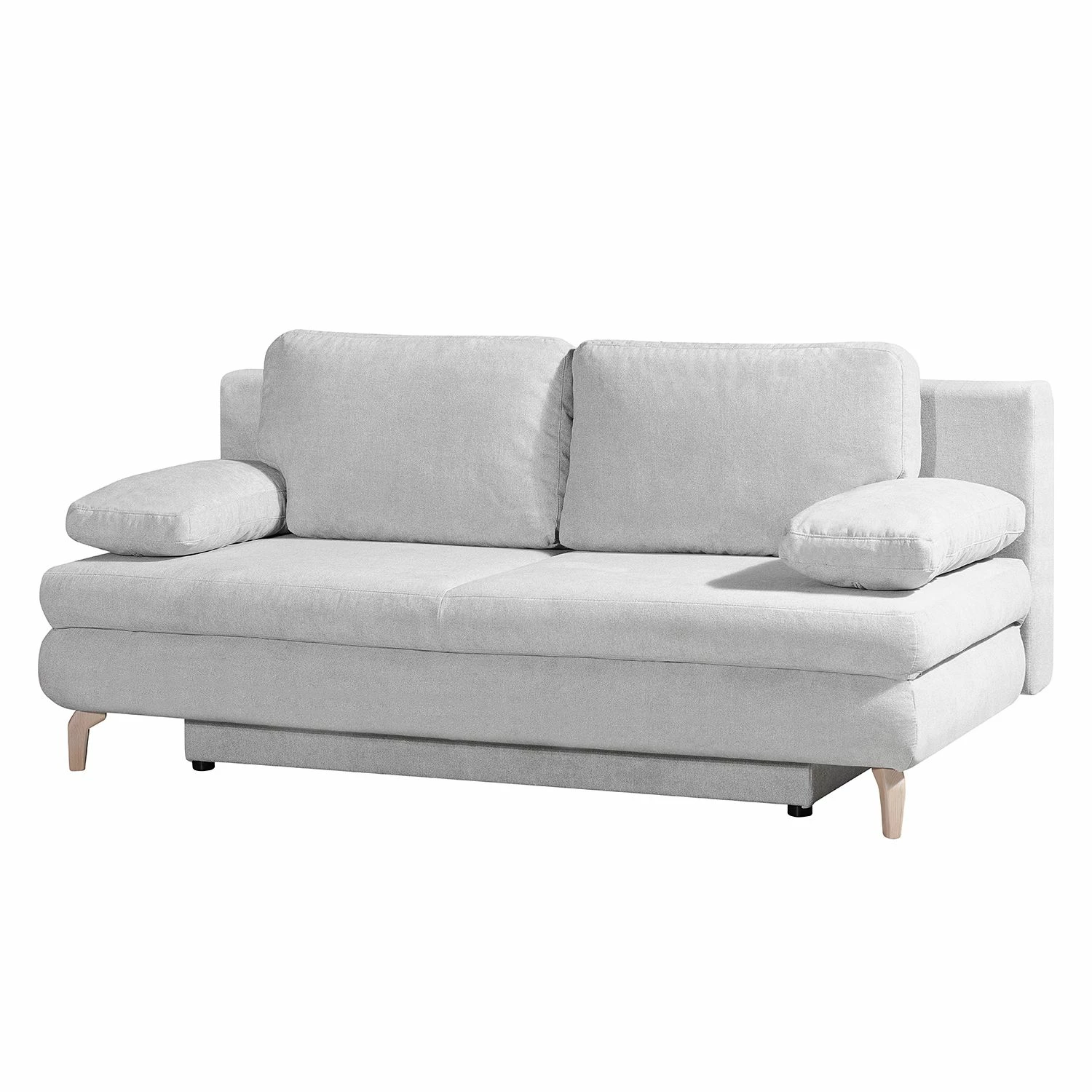 Mørteens Canapé convertible Seiling - Tissu structuré - Gris clair 3 Mørteens Canapé convertible Seiling - Tissu structuré - Gris clair