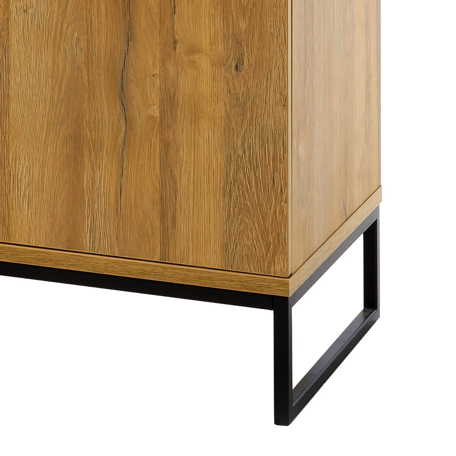 Red Living Commode Krokby IV - Imitation chêne Grandson / Noir 7 Red Living Commode Krokby IV - Imitation chêne Grandson / Noir – Image 5