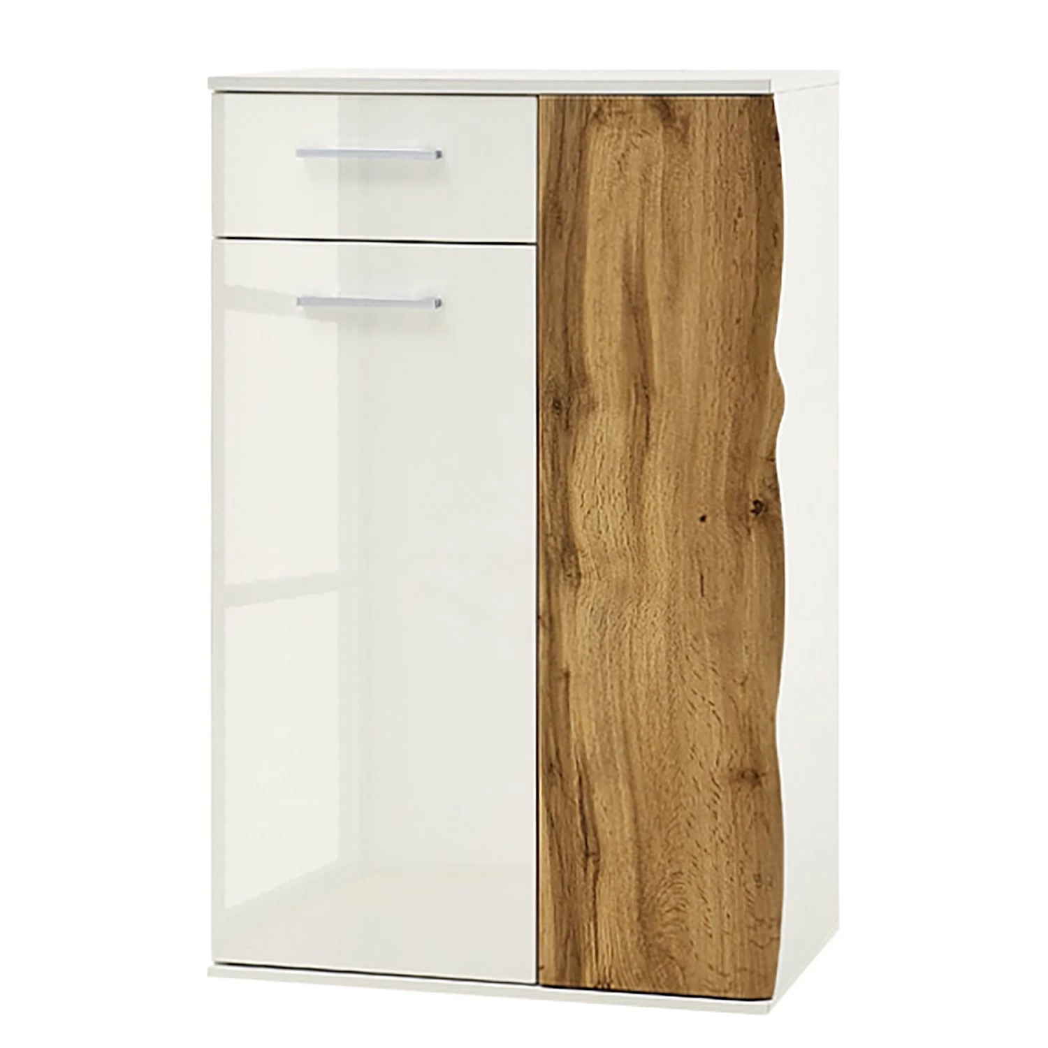 Loftscape Buffet haut Vantaa II - Blanc brillant / Imitation chêne 3 Loftscape Buffet haut Vantaa II - Blanc brillant / Imitation chêne