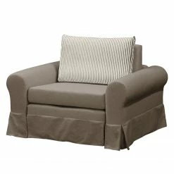 Maison Belfort Fauteuil convertible Latina XVI - Tissu - Taupe