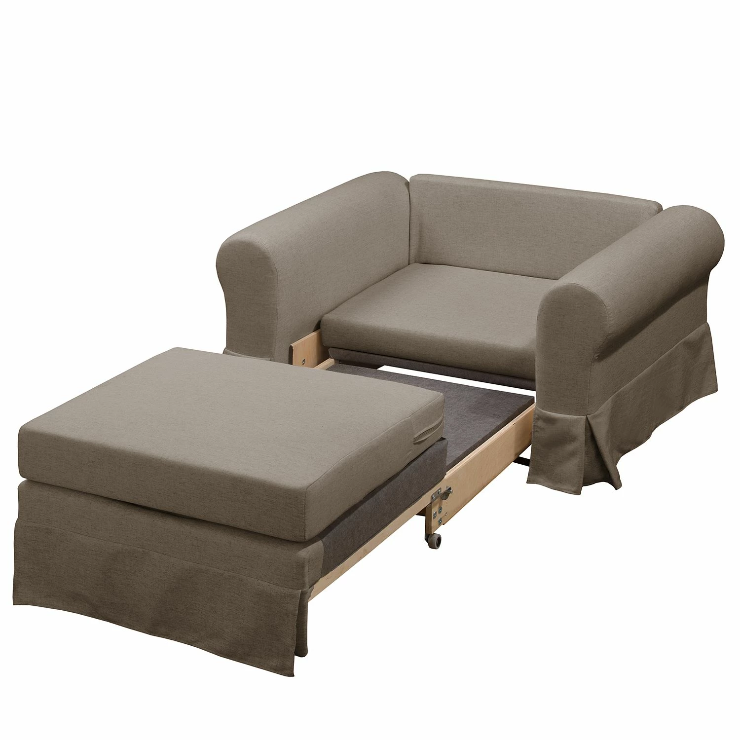 Maison Belfort Fauteuil convertible Latina XVI - Tissu - Taupe 9 Maison Belfort Fauteuil convertible Latina XVI - Tissu - Taupe – Image 7