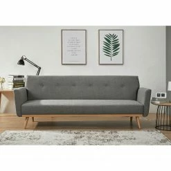 Mørteens Canapé convertible Posen - Feutre - Feutre Blix: Gris -loftscape Boutique 1000130403 190109 16071600024 MOOD GALLERYIMAGES P000000001000130403 mood