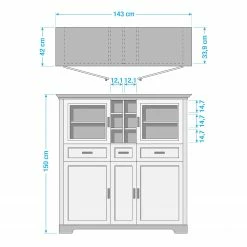 Ridgevalley Buffet haut Jasmund II - Graphite -loftscape Boutique 1000130848 190405 14520500003 GALLERYIMAGES P000000001000130848