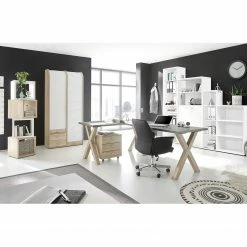 Mooved Étagère de bureau Leeton I - Blanc - Hauteur : 109 cm -loftscape Boutique 1000131613 190109 13061400014 MOOD GALLERYIMAGES P000000001000131613 mood