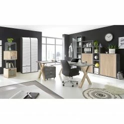 Mooved Étagère de bureau Leeton II - Anthracite - Hauteur : 109 cm 6 Mooved Étagère de bureau Leeton II - Anthracite - Hauteur : 109 cm -loftscape Boutique 1000131618 190109 13061400019 MOOD GALLERYIMAGES P000000001000131618 mood