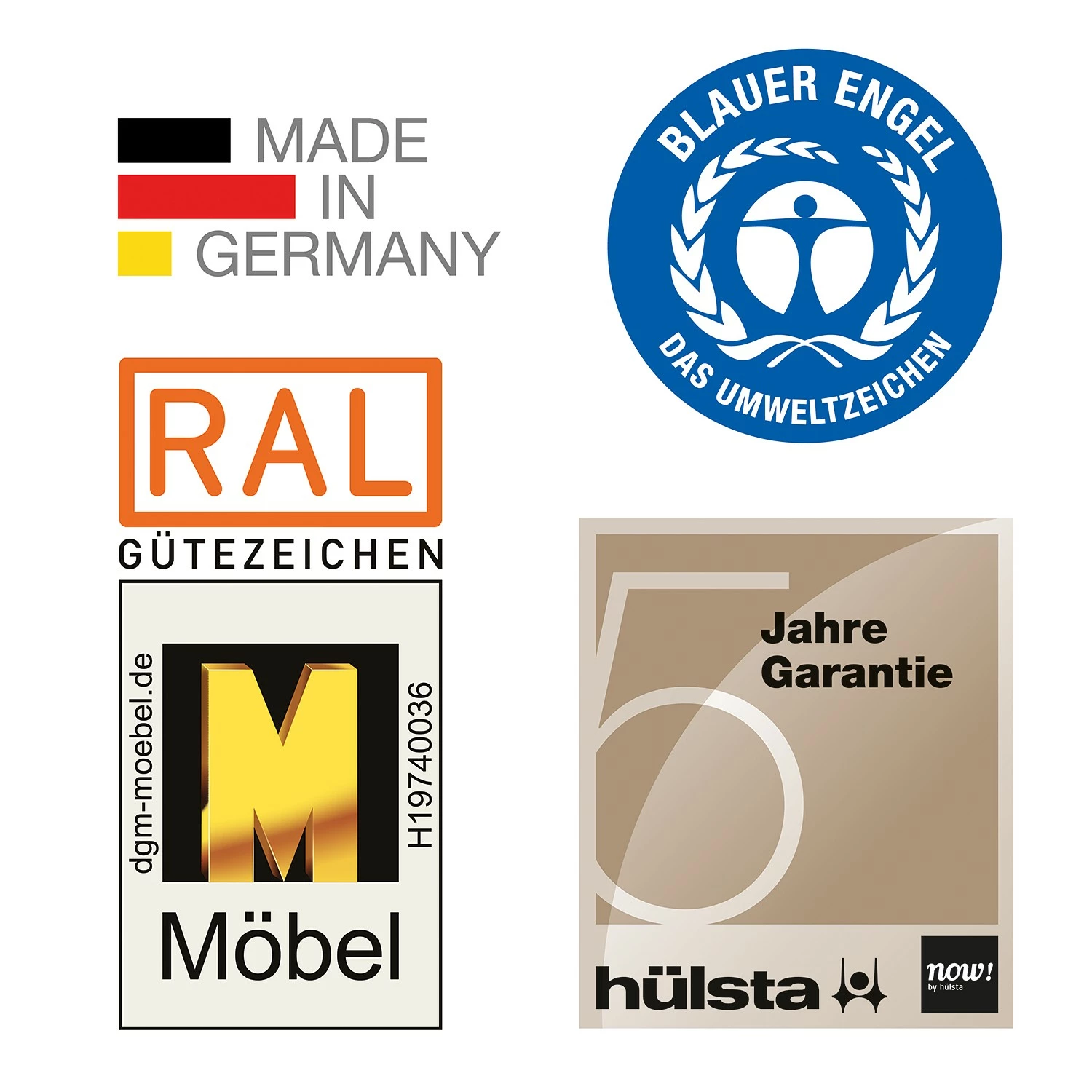 Now! by hülsta Ensemble hülsta now easy II (4 élém.) - Blanc pur laqué / Gris clair 10 Now! by hülsta Ensemble hülsta now easy II (4 élém.) - Blanc pur laqué / Gris clair – Image 8