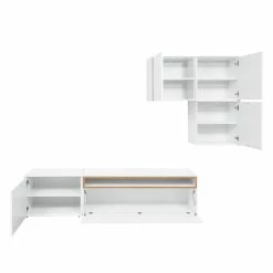 Now! by hülsta Ensemble hülsta now easy I (5 élém.) - Blanc pur laqué / Chêne naturel -loftscape Boutique 1000131863 180920 17412143 GALLERYIMAGES P000000001000131863