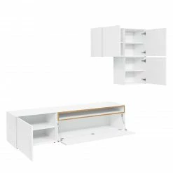 Now! by hülsta Ensemble hülsta now easy I (5 élém.) - Blanc pur laqué / Chêne naturel -loftscape Boutique 1000131863 180920 17412144 GALLERYIMAGES P000000001000131863