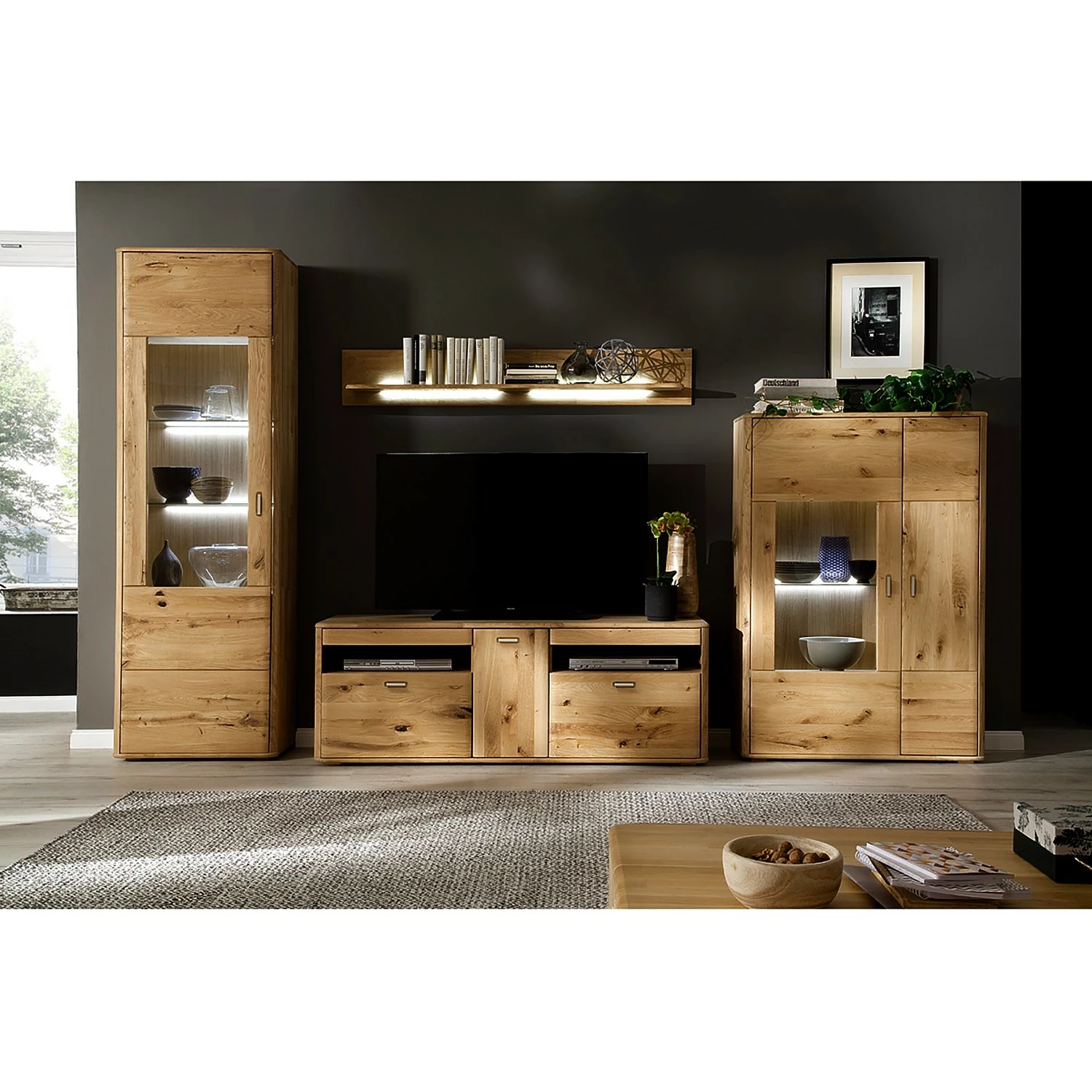 Naturoo Étagère murale Forge - Chêne massif - Chêne Bianco 4 Naturoo Étagère murale Forge - Chêne massif - Chêne Bianco – Image 2