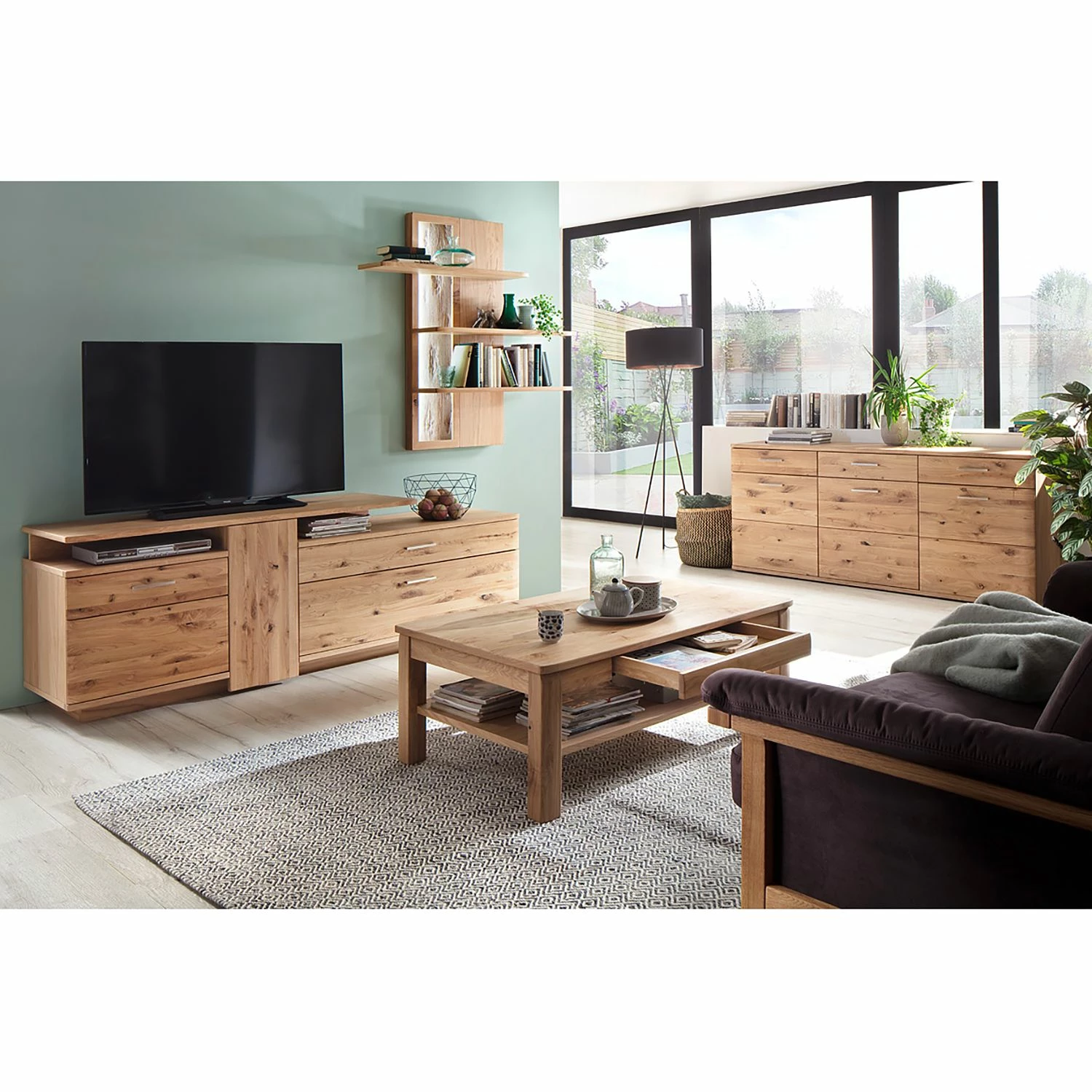 Naturoo Buffet Ristiina II - Partiellement en chêne massif - Chêne Bianco / Imitation chêne Bianco 5 Naturoo Buffet Ristiina II - Partiellement en chêne massif - Chêne Bianco / Imitation chêne Bianco – Image 3