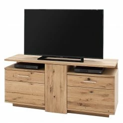 Naturoo Meuble TV Ristiina I - imitation chêne Bianco