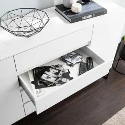 Fredriks Buffet Zaddy III - Blanc / Noir -loftscape Boutique 1000134689 190723 16140800013 MOOD DETAILS P000000001000134689 mood
