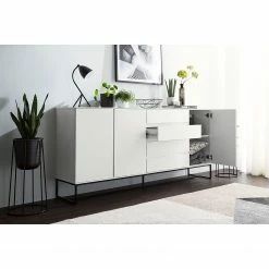 Fredriks Buffet Zaddy III - Blanc / Noir -loftscape Boutique 1000134689 210426 15153100010 MOOD DETAILS P000000001000134689 mood