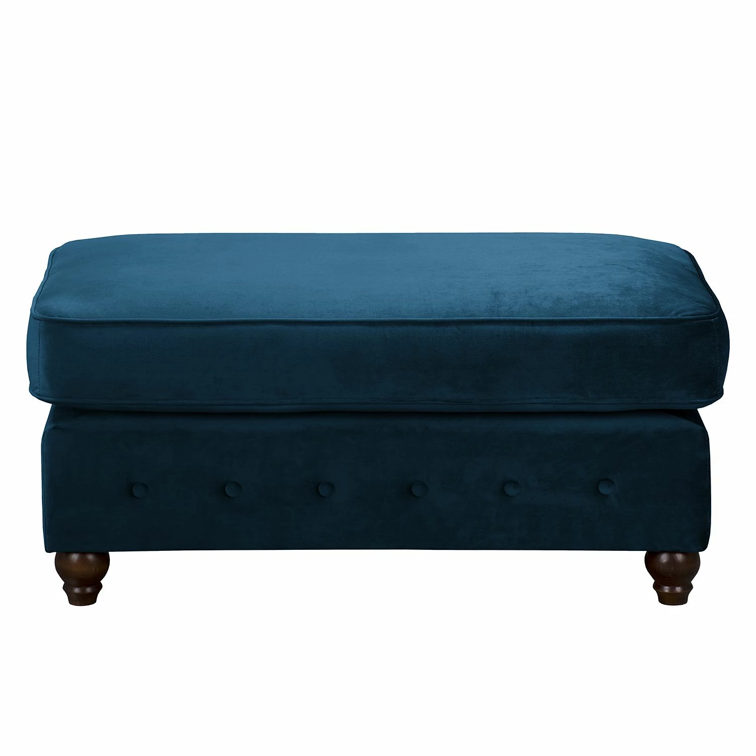 Jack & Alice Fauteuil Solita - Velours - Bleu foncé - Avec repose-pieds 7 Jack & Alice Fauteuil Solita - Velours - Bleu foncé - Avec repose-pieds – Image 5