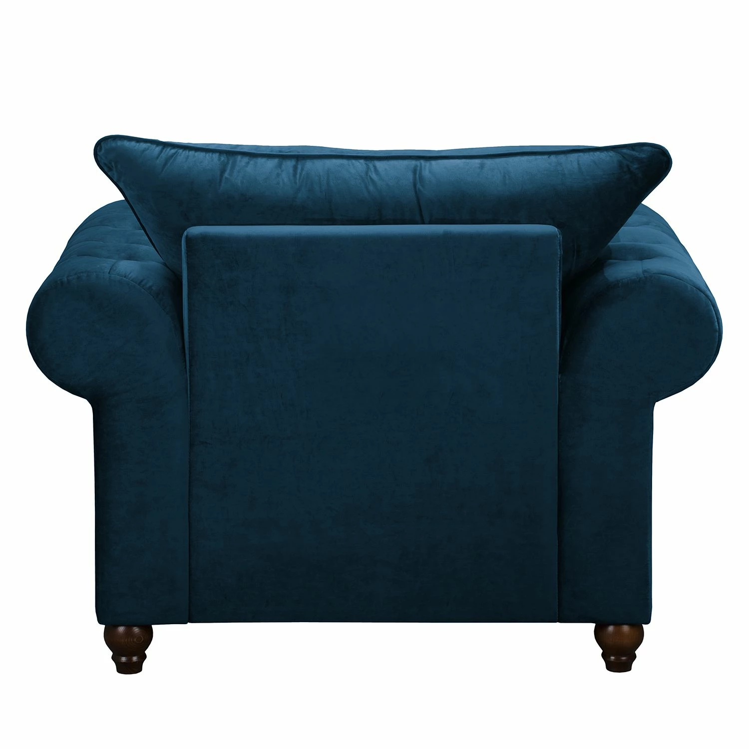 Jack & Alice Fauteuil Solita - Velours - Bleu foncé - Avec repose-pieds 10 Jack & Alice Fauteuil Solita - Velours - Bleu foncé - Avec repose-pieds – Image 8