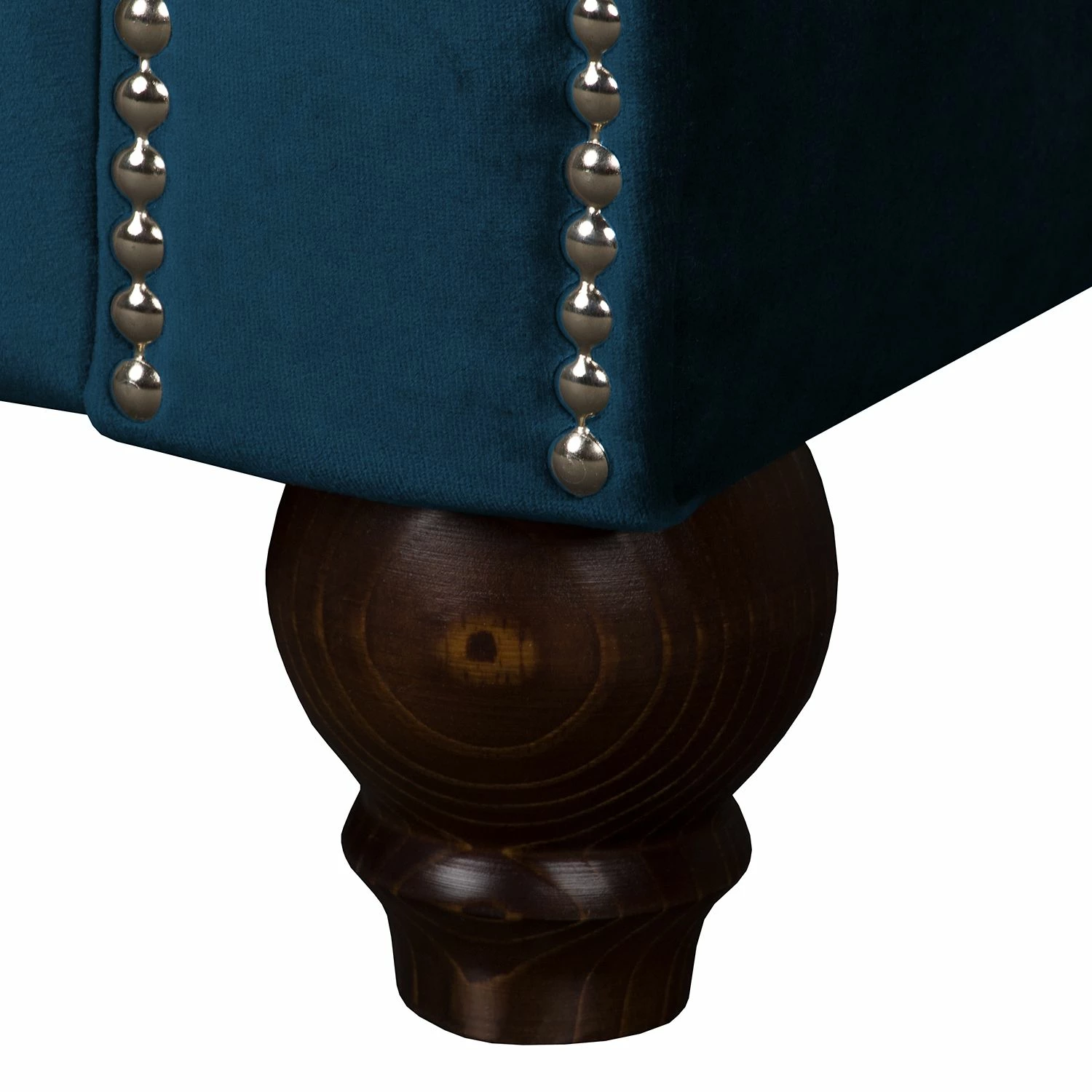 Jack & Alice Fauteuil Solita - Velours - Bleu foncé - Avec repose-pieds 16 Jack & Alice Fauteuil Solita - Velours - Bleu foncé - Avec repose-pieds – Image 14