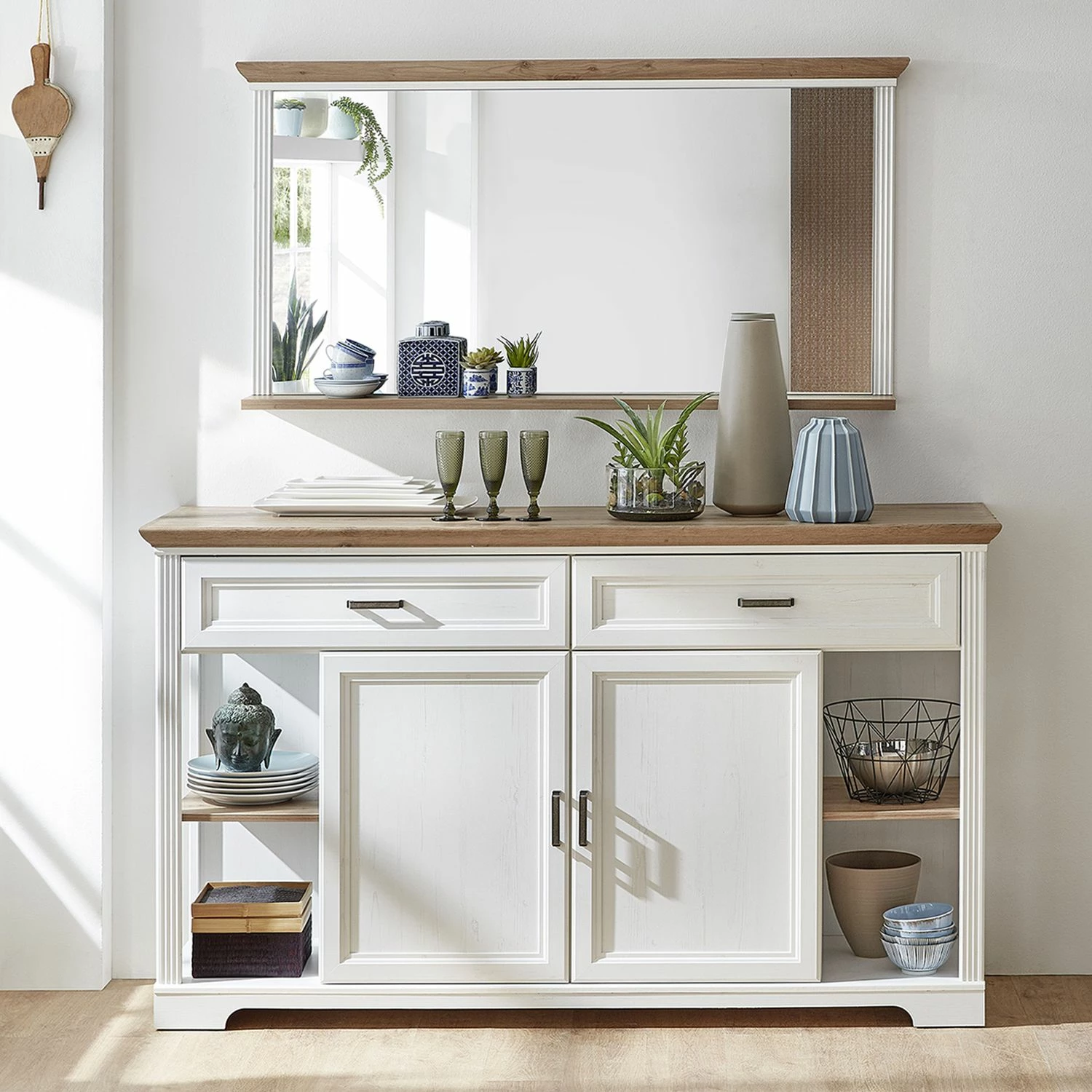 Ridgevalley Buffet Jasmund II - Blanc 4 Ridgevalley Buffet Jasmund II - Blanc – Image 2