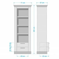 Ridgevalley Étagère Lewk - Imitation pin blanc / Imitation pin 13 Ridgevalley Étagère Lewk - Imitation pin blanc / Imitation pin -loftscape Boutique 1000136071 181219 14223700033 GALLERYIMAGES P000000001000136071