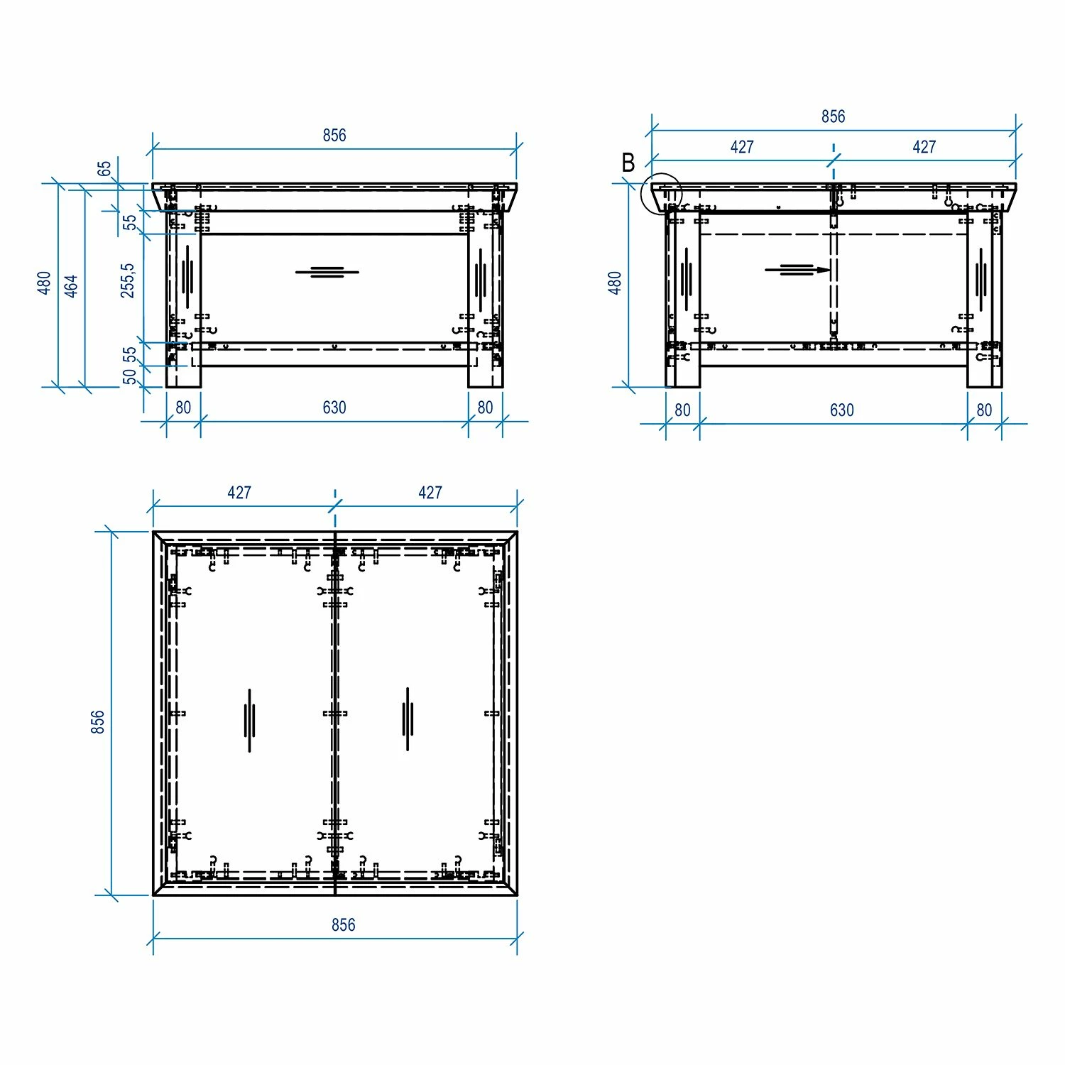 Ridgevalley Table basse Lewk II - Imitation pin blanc / Imitation pin 6 Ridgevalley Table basse Lewk II - Imitation pin blanc / Imitation pin – Image 4
