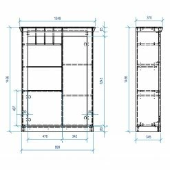 Ridgevalley Buffet haut Lewk III - Imitation pin blanc / Imitation pin 15 Ridgevalley Buffet haut Lewk III - Imitation pin blanc / Imitation pin -loftscape Boutique 1000136092 181219 14224000104 GALLERYIMAGES P000000001000136092