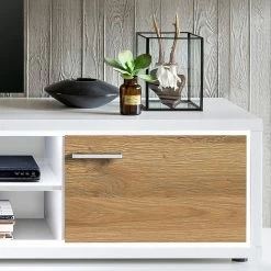 Loftscape Meuble TV Hagby II - Imitation chêne / Blanc -loftscape Boutique 1000137079 181213 07274900015 GALLERYIMAGES P000000001000137079