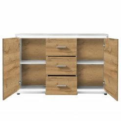 Loftscape Buffet Hagby - Imitation chêne / Blanc -loftscape Boutique 1000137094 220310 030 DETAILS P000000001000137094