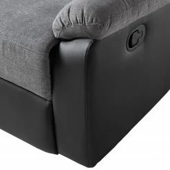 Loftscape Canapé relax Warmun (3 places) - Imitation cuir / Microfibre - Noir / Gris 37 Loftscape Canapé relax Warmun (3 places) - Imitation cuir / Microfibre - Noir / Gris -loftscape Boutique 1000139824 200807 14141200009 DETAILS P000000001000139824