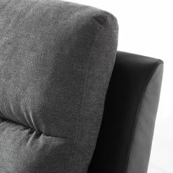 Loftscape Canapé relax Warmun (3 places) - Imitation cuir / Microfibre - Noir / Gris 41 Loftscape Canapé relax Warmun (3 places) - Imitation cuir / Microfibre - Noir / Gris -loftscape Boutique 1000139824 200807 14142200013 DETAILS P000000001000139824