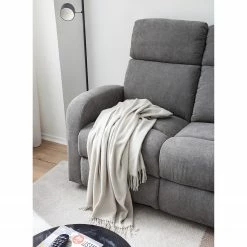 Loftscape Canapé relax Grandhan (3 places) - Microfibre - Gris -loftscape Boutique 1000139825 201111 10410200008 DETAILS P000000001000139825