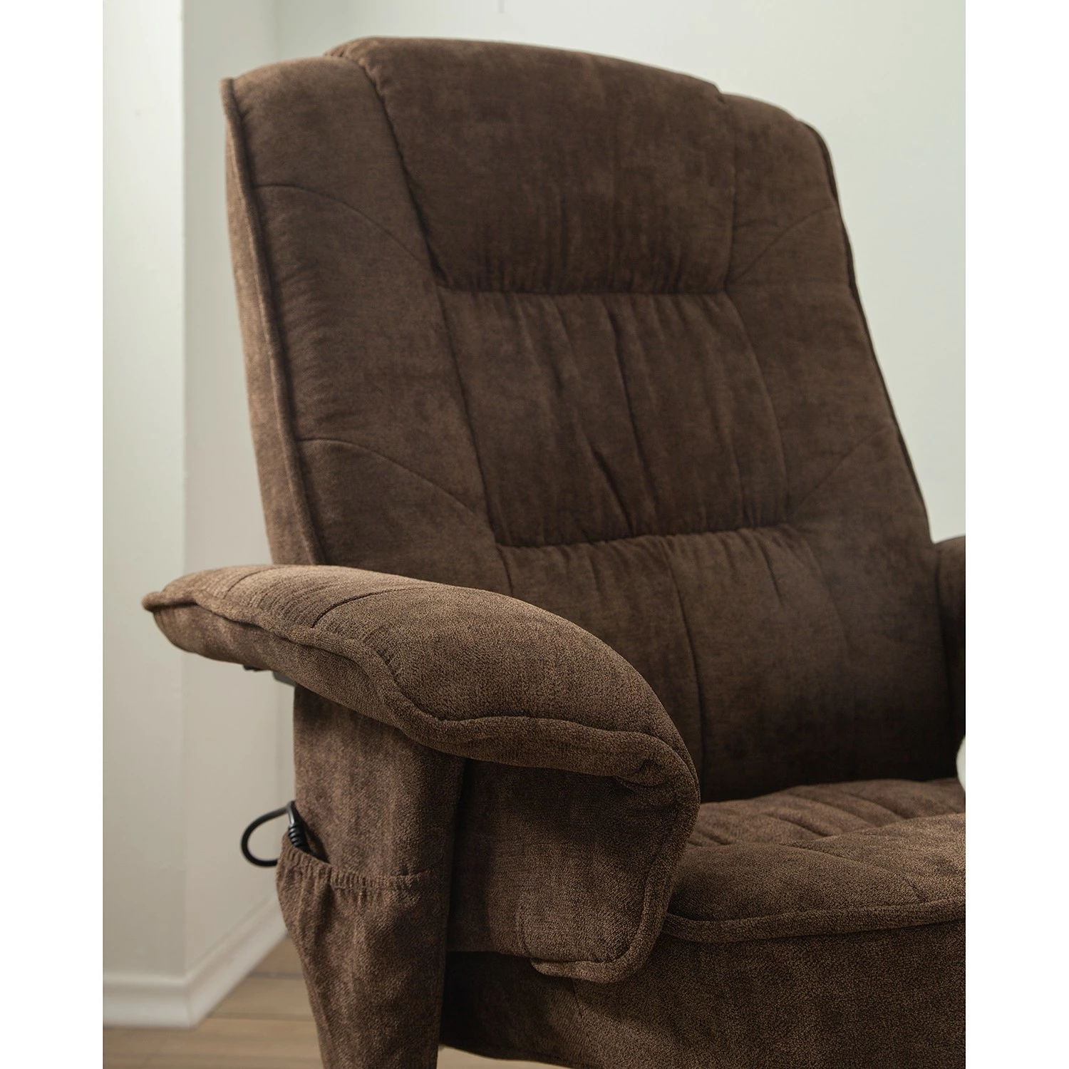 Loftscape Fauteuil de relaxation Wesburn I - Microfibre - Marron foncé 23 Loftscape Fauteuil de relaxation Wesburn I - Microfibre - Marron foncé – Image 21