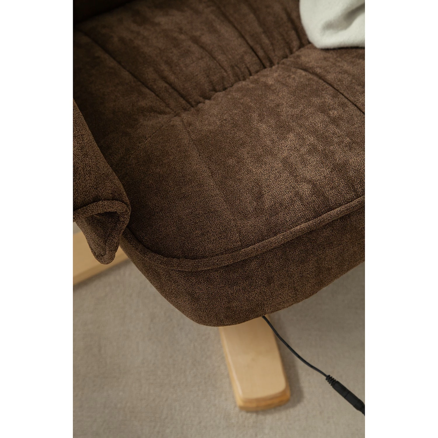 Loftscape Fauteuil de relaxation Wesburn I - Microfibre - Marron foncé 24 Loftscape Fauteuil de relaxation Wesburn I - Microfibre - Marron foncé – Image 22