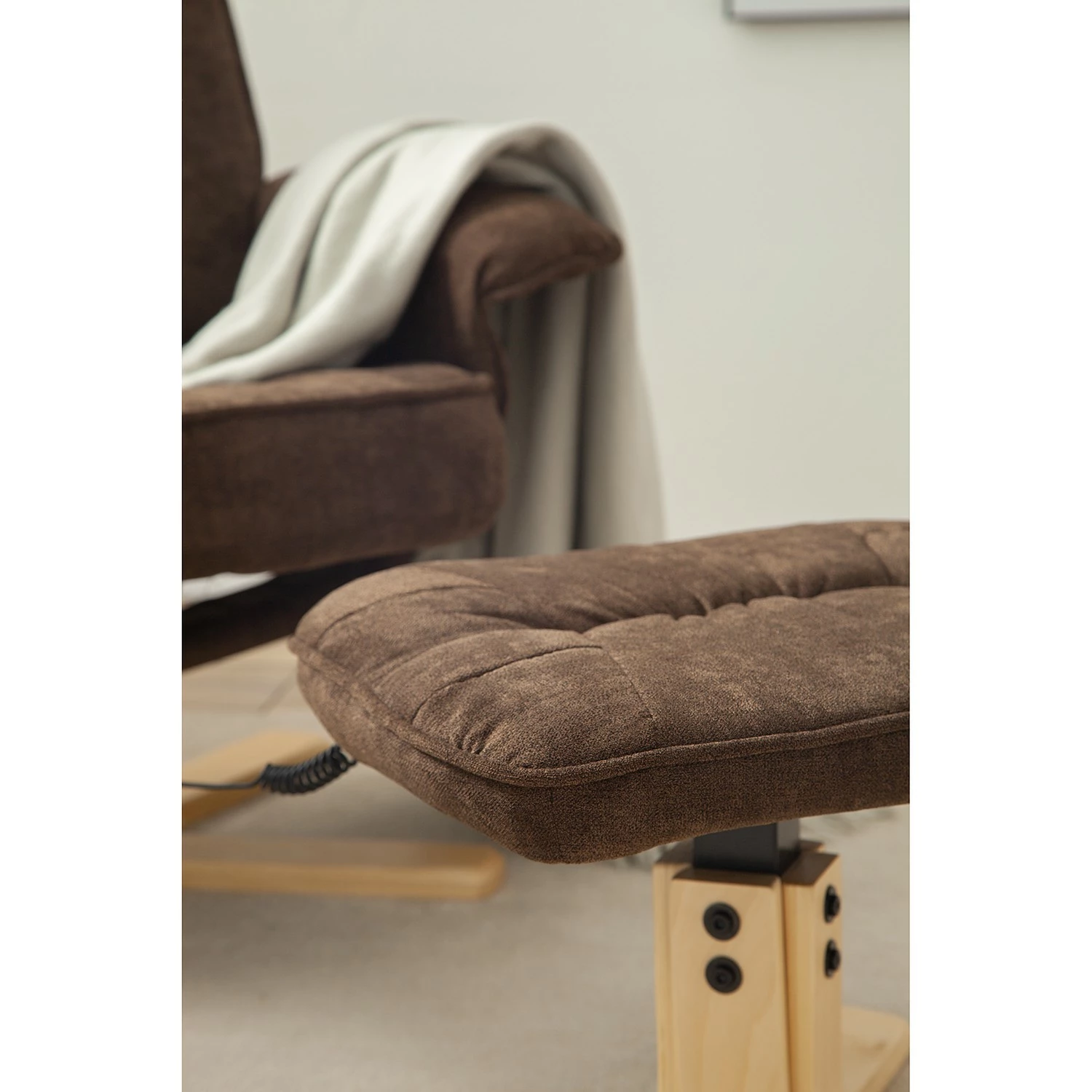 Loftscape Fauteuil de relaxation Wesburn I - Microfibre - Marron foncé 27 Loftscape Fauteuil de relaxation Wesburn I - Microfibre - Marron foncé – Image 25